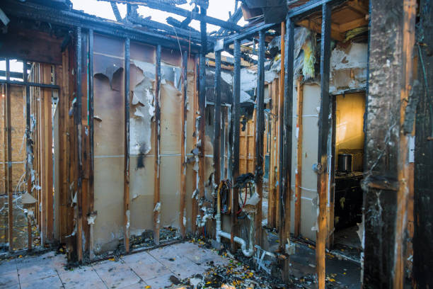 Professional Fire Damage Removal technician working in La Quinta, CA